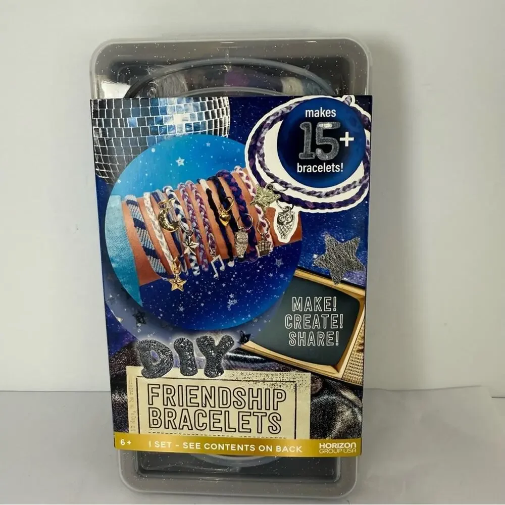 Friendship Bracelets Kit Y2K gift colorful thread NEW DIY craft